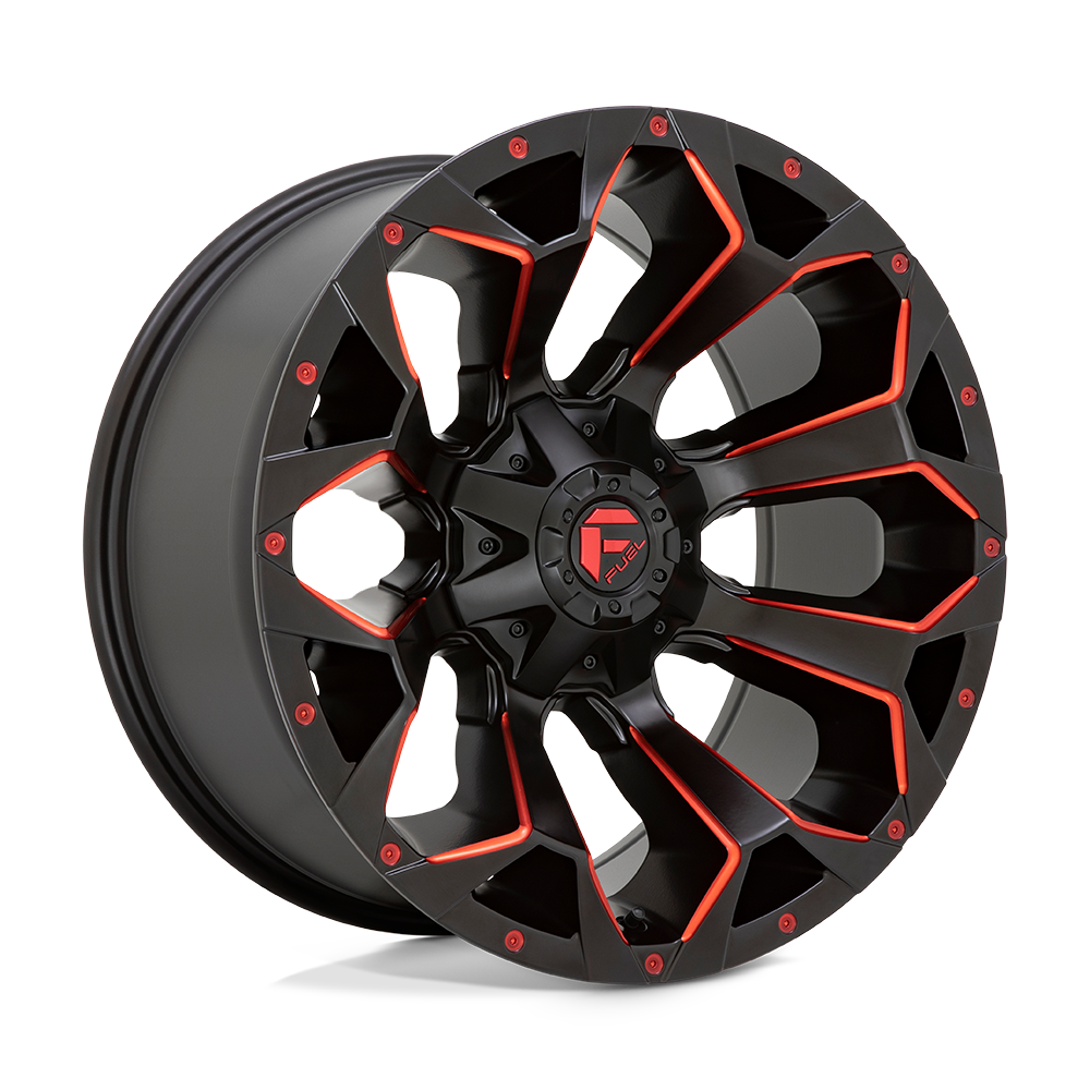 Fuel Assault - Matte Black Red Milled